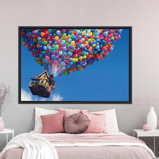Disney Up Colorful Balloons Air Canvas Print