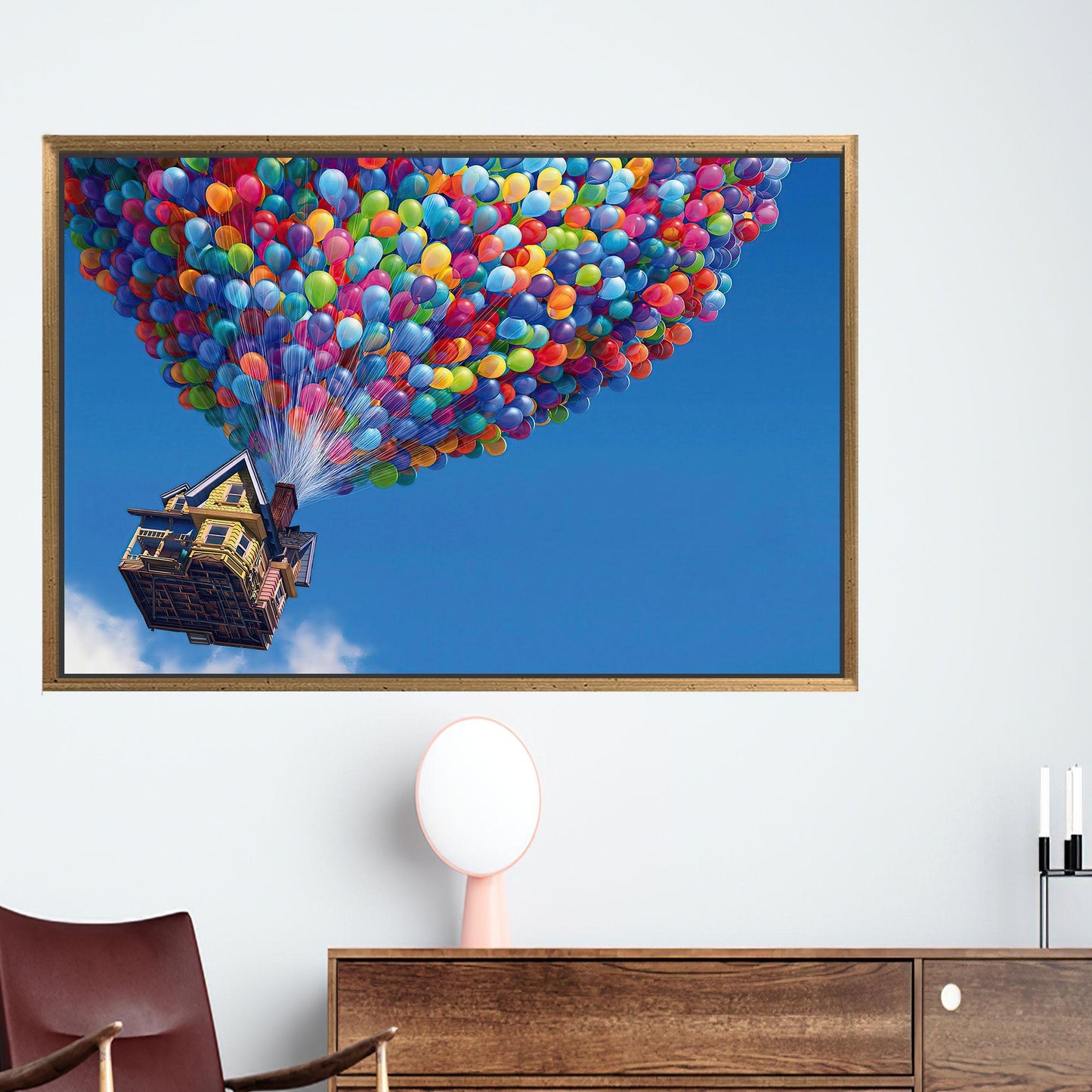 Disney Up Colorful Balloons Air Canvas Print