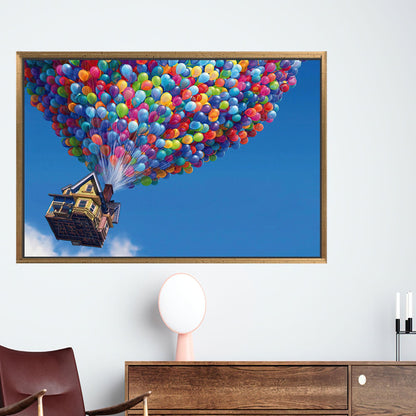 Disney Up Colorful Balloons Air Canvas Print
