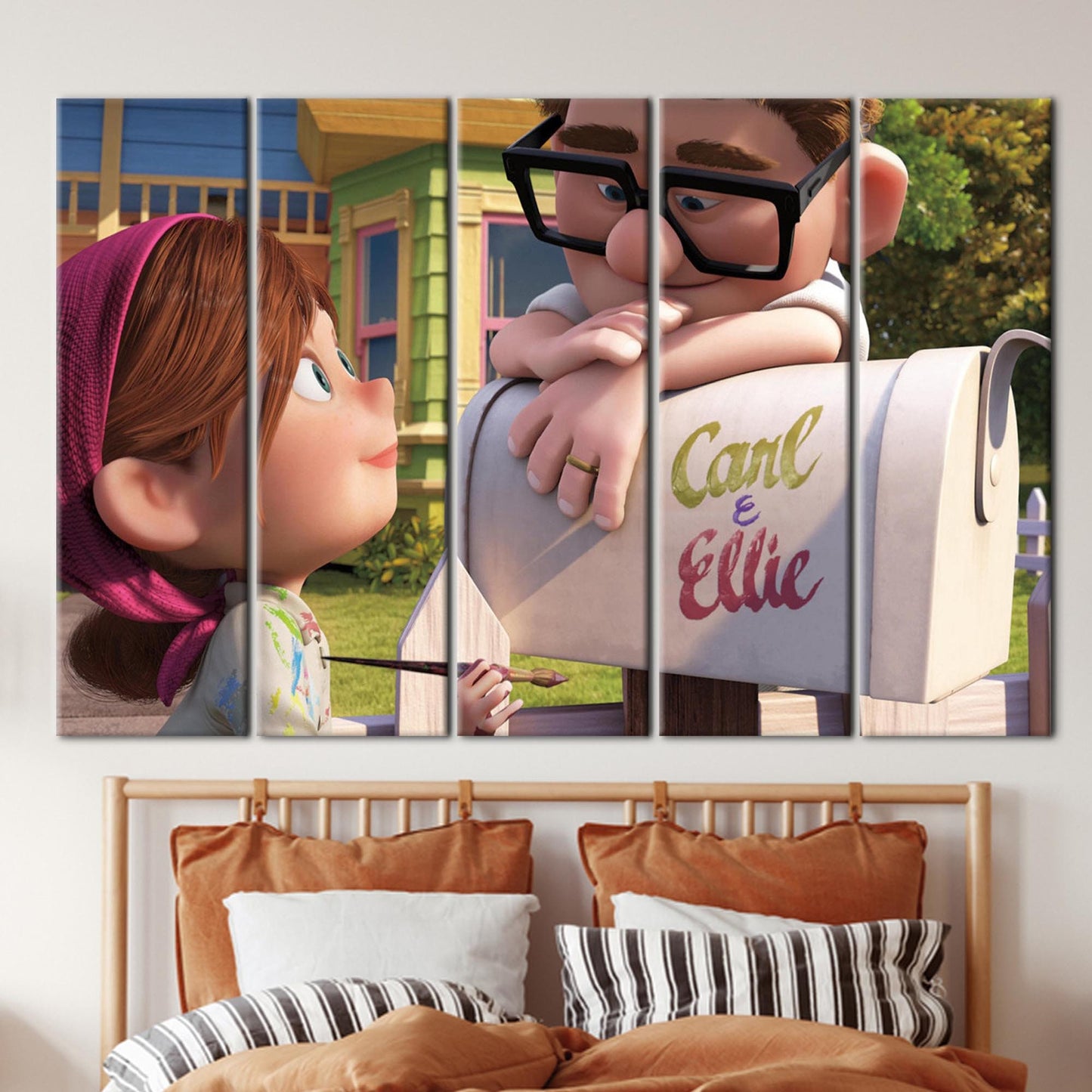 Love Carl and Ellie Air Canvas Print