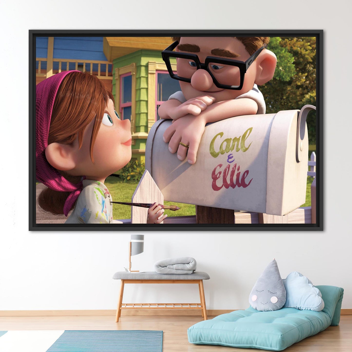 Love Carl and Ellie Air Canvas Print