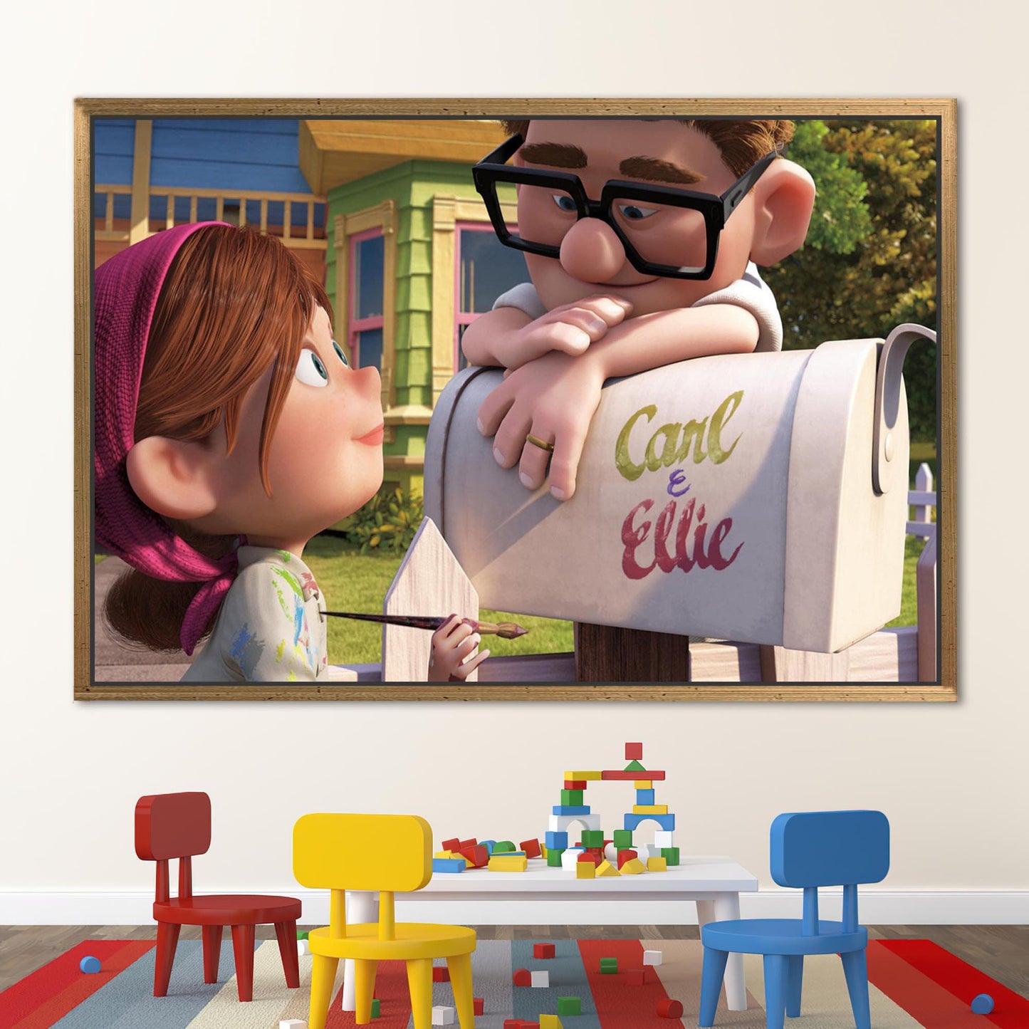 Love Carl and Ellie Air Canvas Print