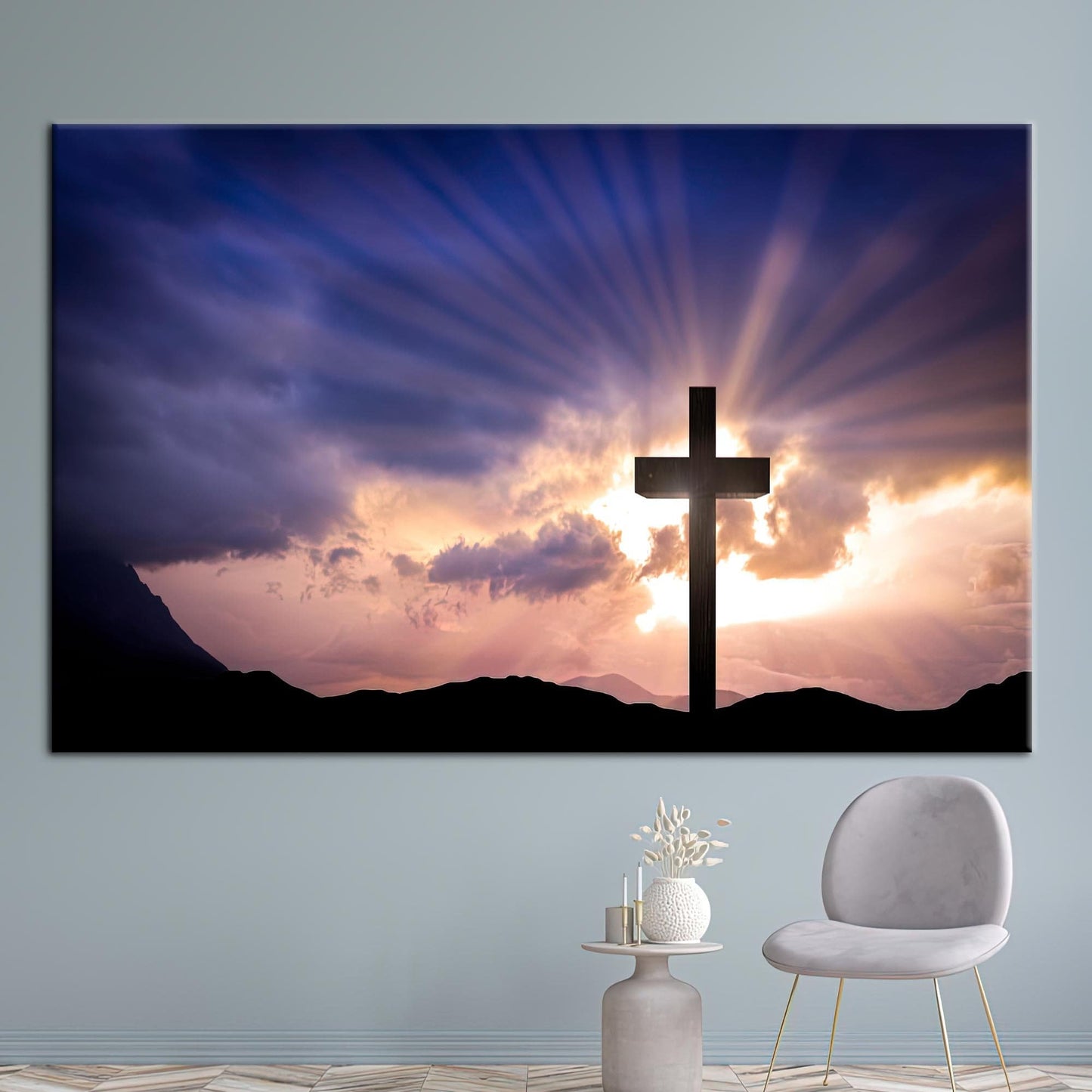 Christian Cross Jesus Christ Resurrection Canvas Print