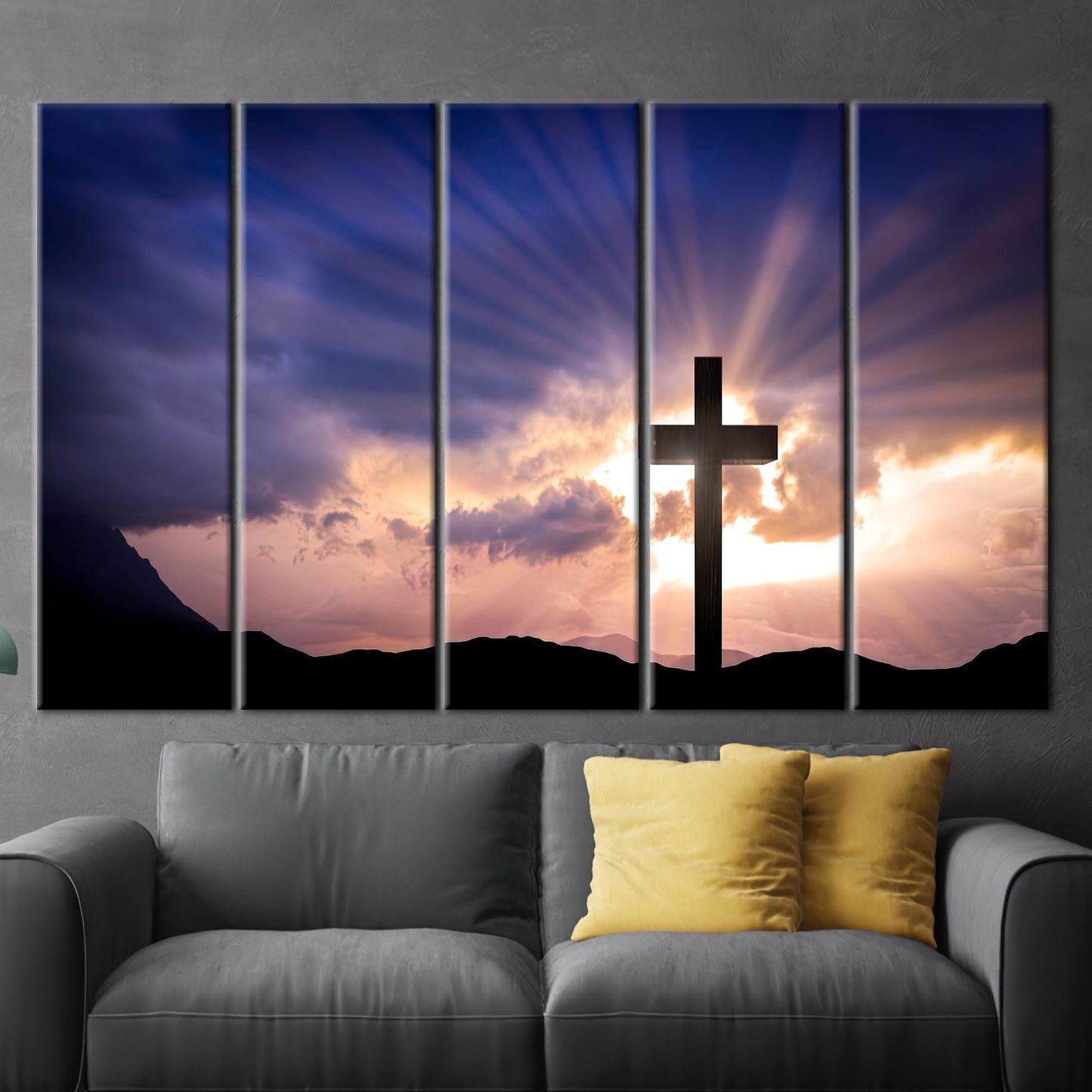 Christian Cross Jesus Christ Resurrection Canvas Print