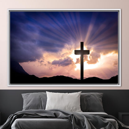 Christian Cross Jesus Christ Resurrection Canvas Print