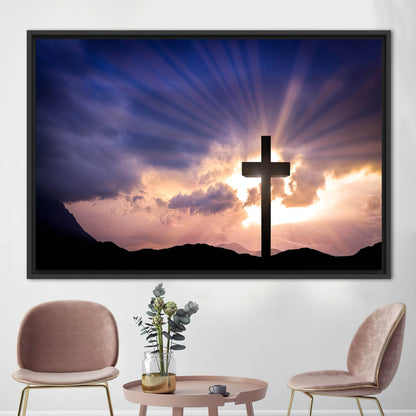 Christian Cross Jesus Christ Resurrection Canvas Print