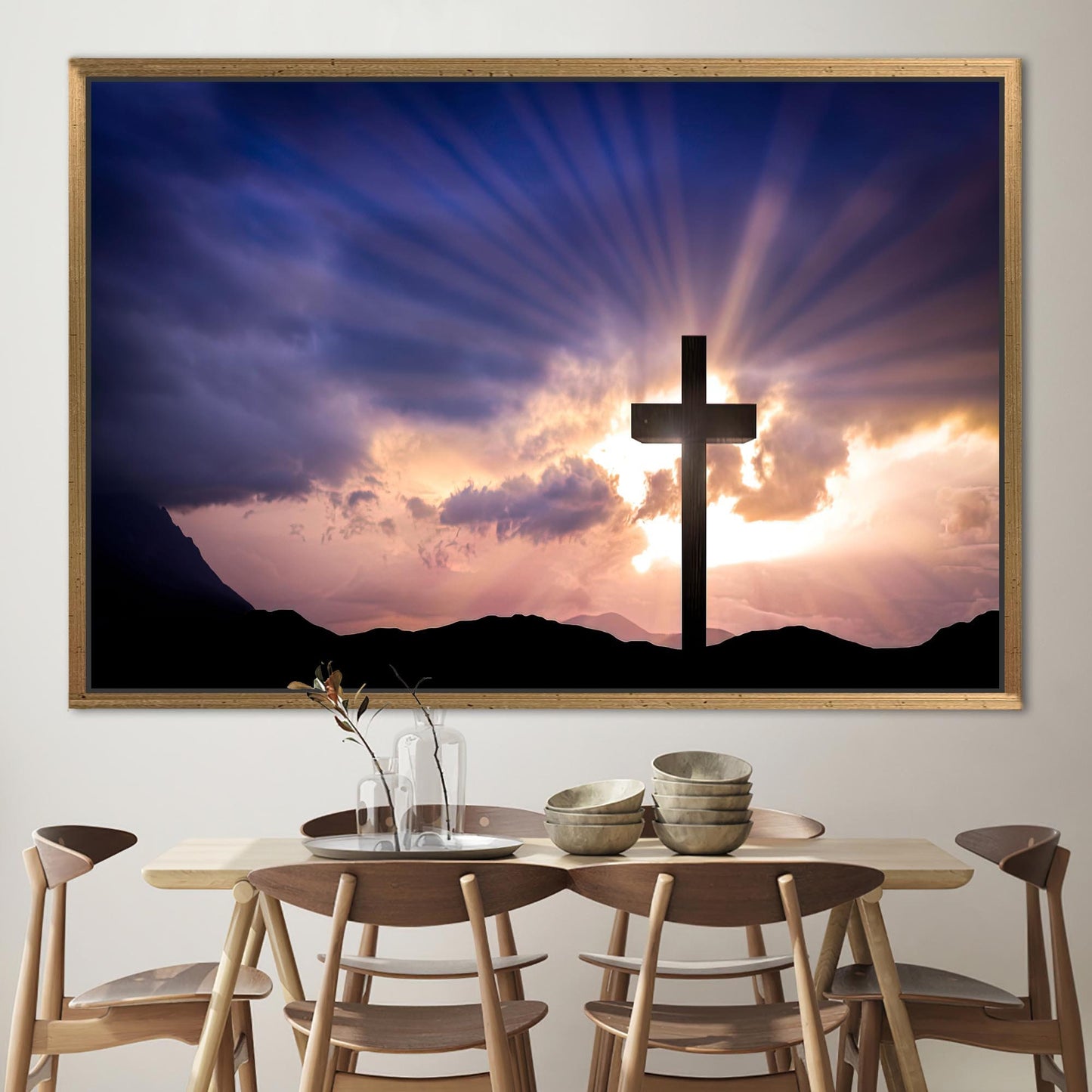 Christian Cross Jesus Christ Resurrection Canvas Print