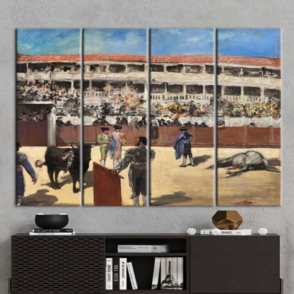 Spanish Bullfighting Arena Matador Canvas Print