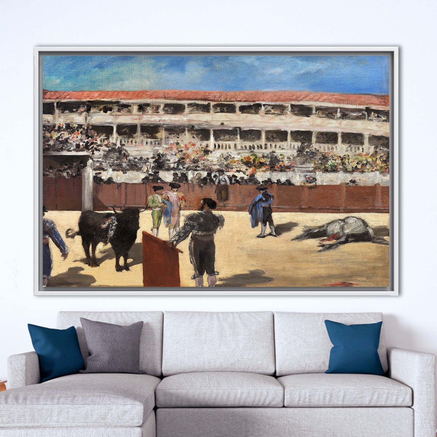 Spanish Bullfighting Arena Matador Canvas Print
