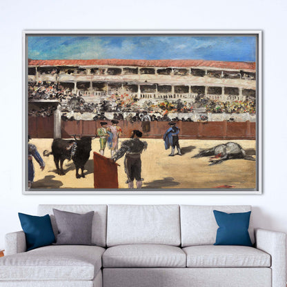 Spanish Bullfighting Arena Matador Canvas Print