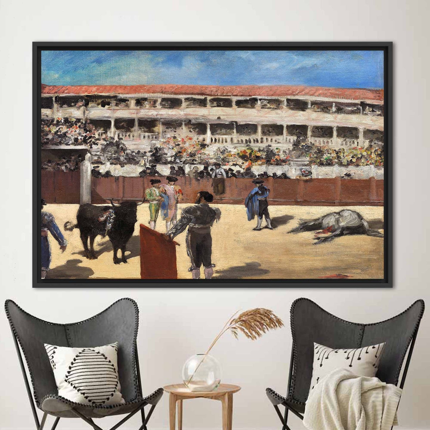 Spanish Bullfighting Arena Matador Canvas Print