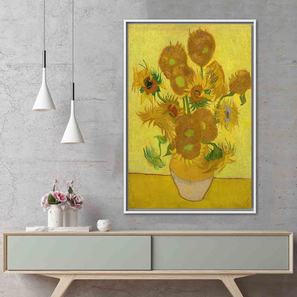 Sunflowers Van Gogh Flower Canvas Print