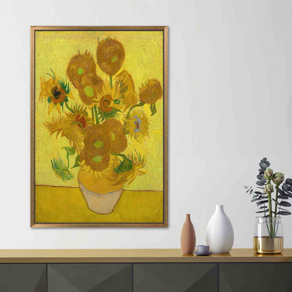 Sunflowers Van Gogh Flower Canvas Print