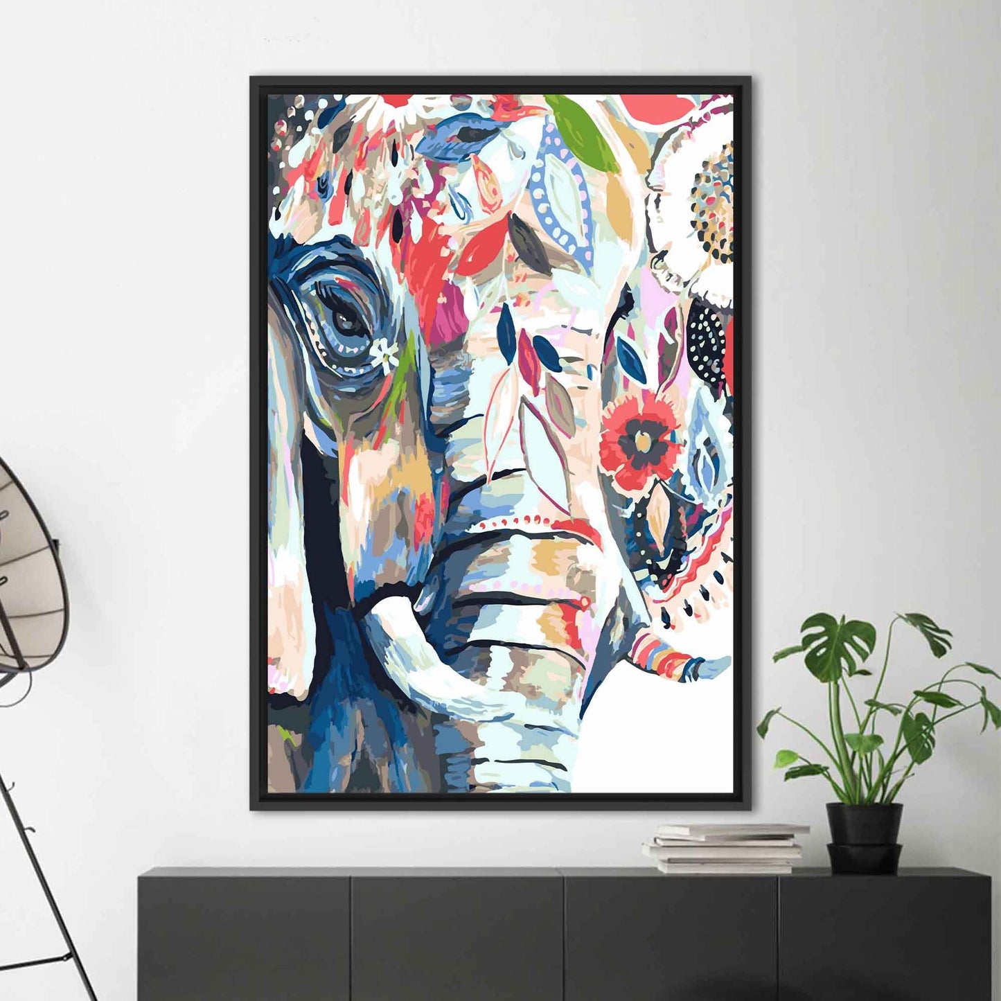 Colorful Elephant Canvas Print