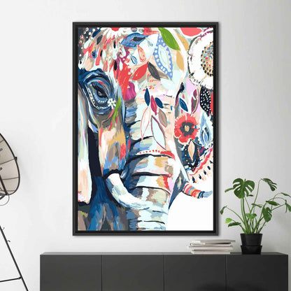 Colorful Elephant Canvas Print
