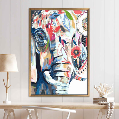 Colorful Elephant Canvas Print
