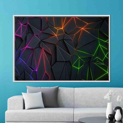 Geometric Pattern Gaming Bridesmaid Canvas Print