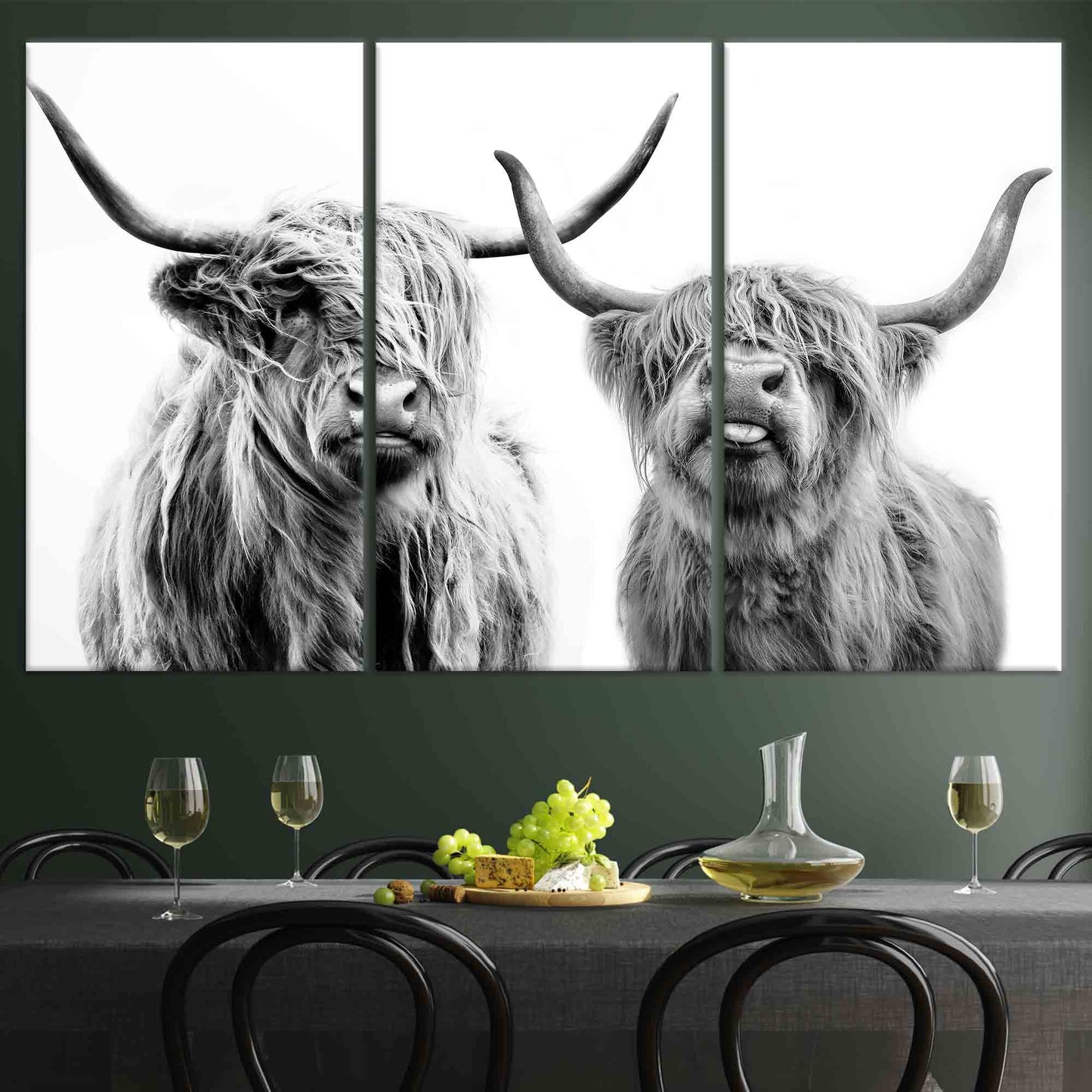 Scottish Cow Highland Canvas Print