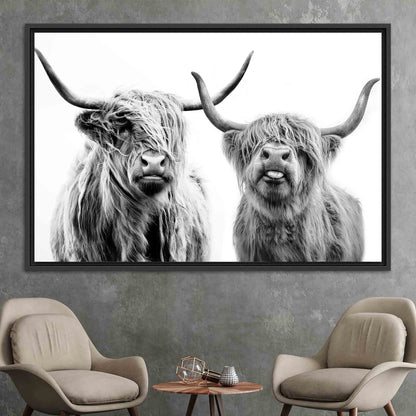 Scottish Cow Highland Canvas Print