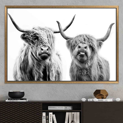 Scottish Cow Highland Canvas Print