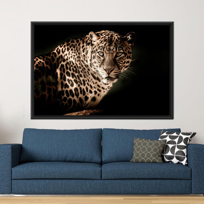 Leopard Lover Christmas 3D Canvas Print