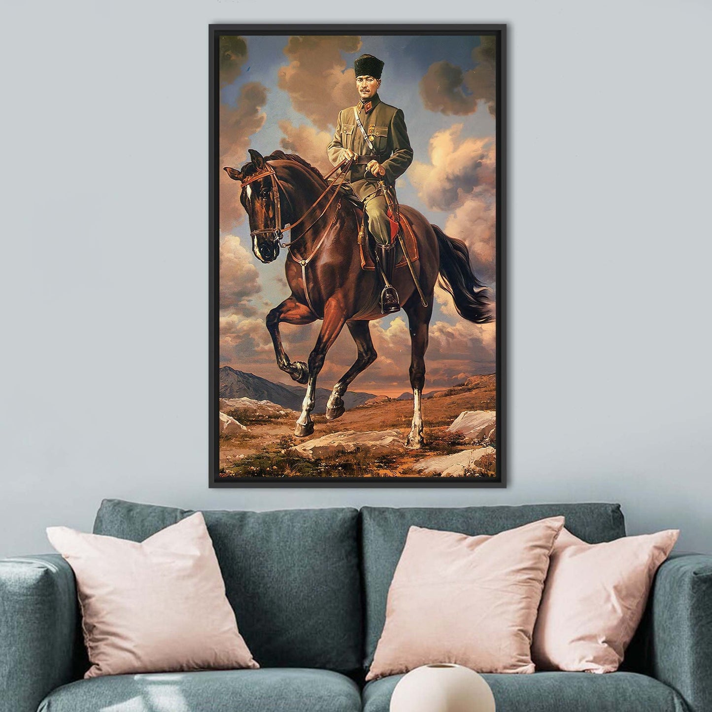 Mustafa Kemal Atatük Turkish Atatürk Canvas Print