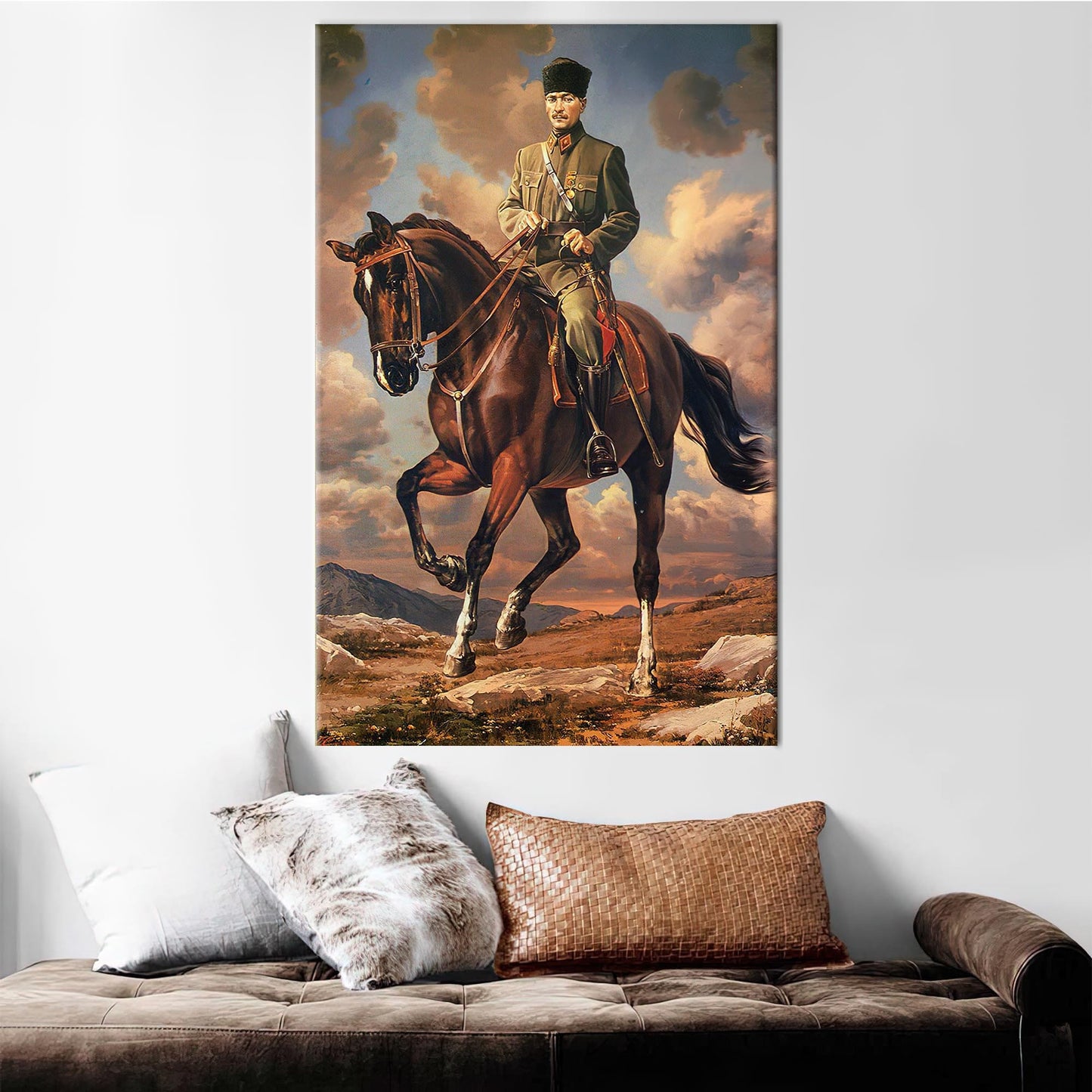 Mustafa Kemal Atatük Turkish Atatürk Canvas Print
