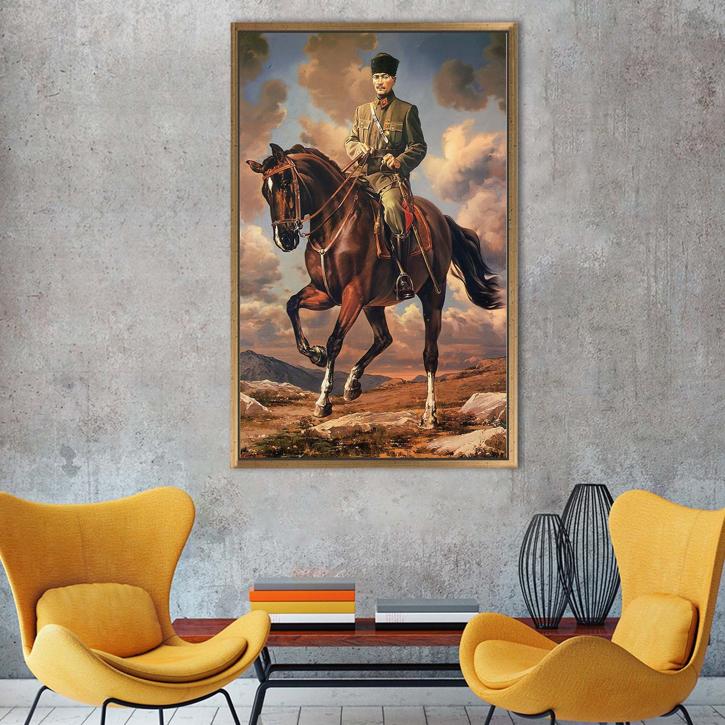 Mustafa Kemal Atatük Turkish Atatürk Canvas Print