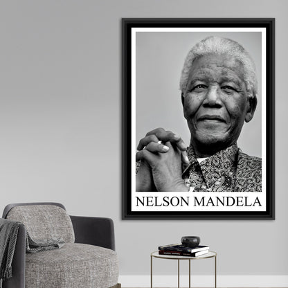 Nelson Mandela Quote 3D Effect Canvas Print