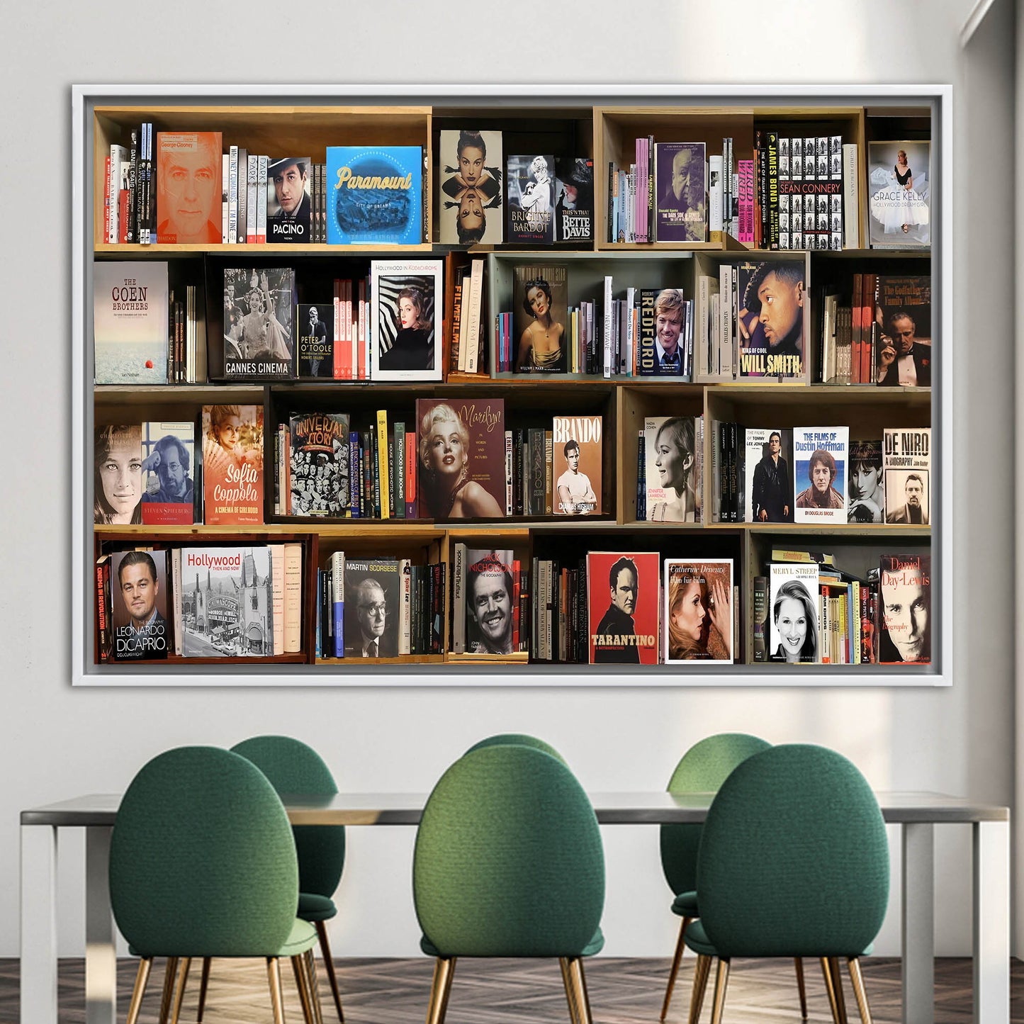 Library Photo Reading Bookshelf Canvas Print