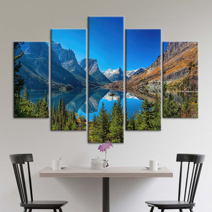 Montana National Park Landscape Saint Canvas Print