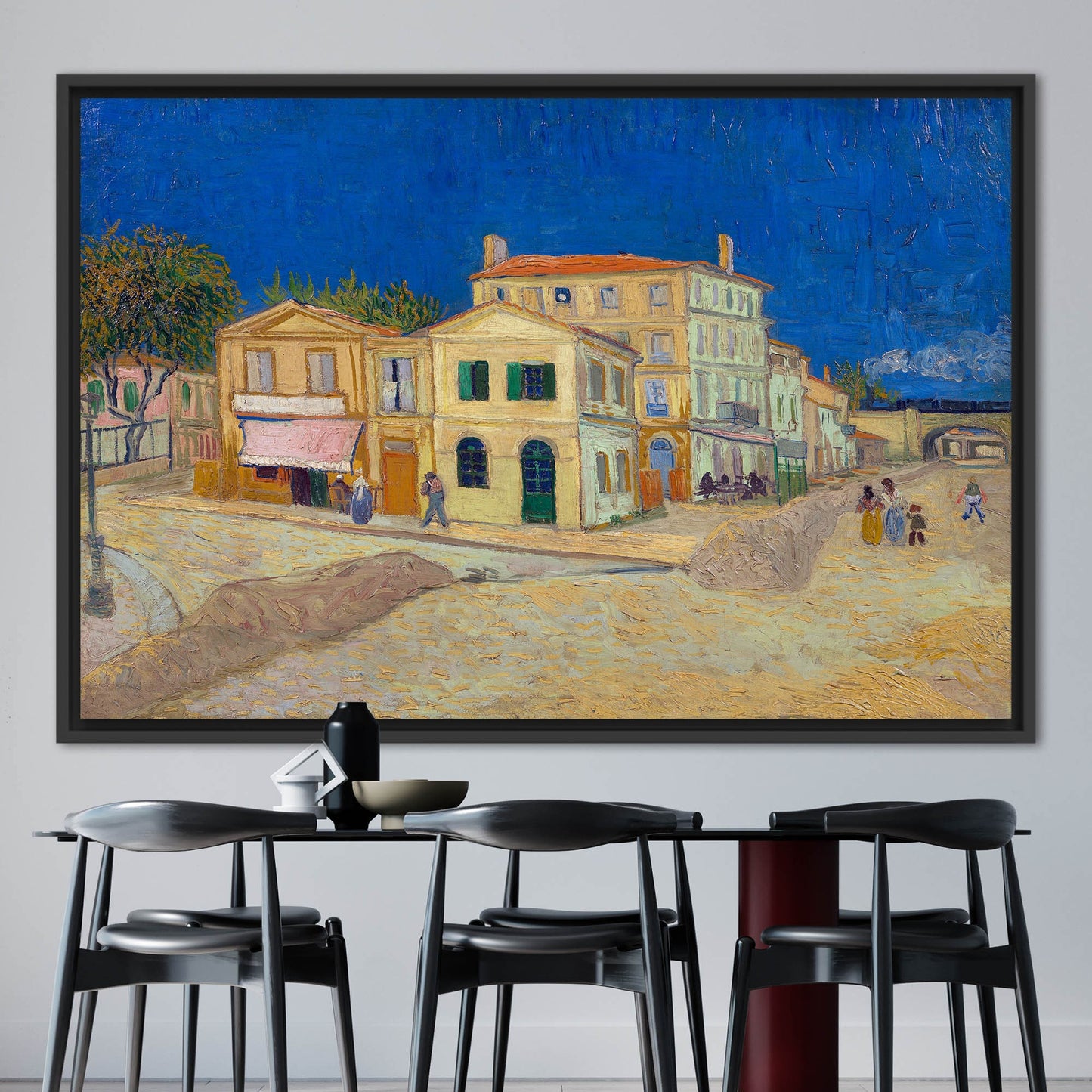Van Gogh's Yellow House Street Canvas Print