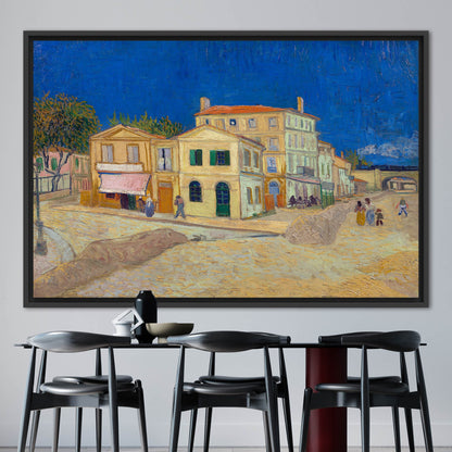 Van Gogh's Yellow House Street Canvas Print