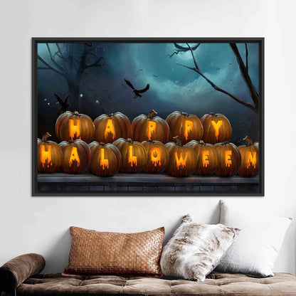 Happy Halloween Oversized Canvas Print