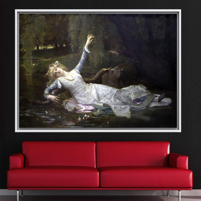 Ophelia Cabanel's Oil Painting Canvas Print