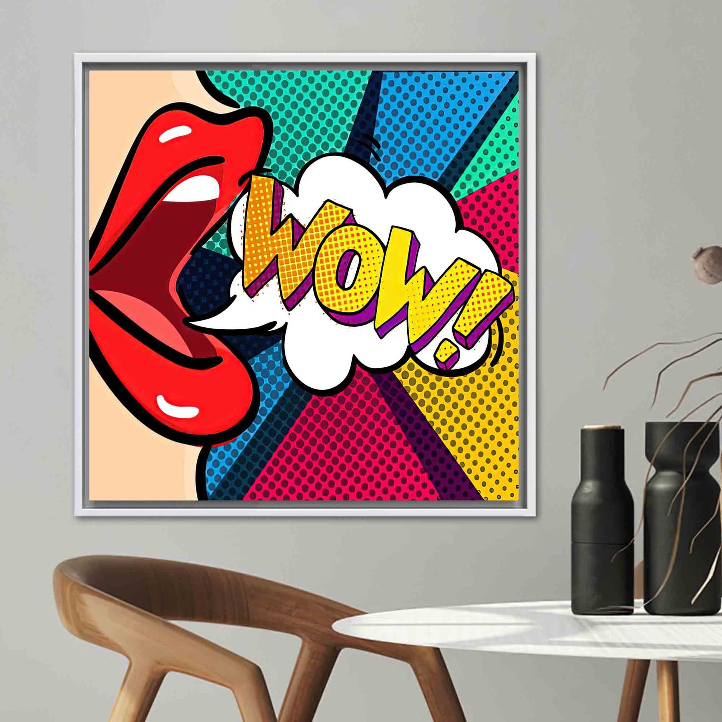 Omg Shock Comic Pop Urban Canvas Print
