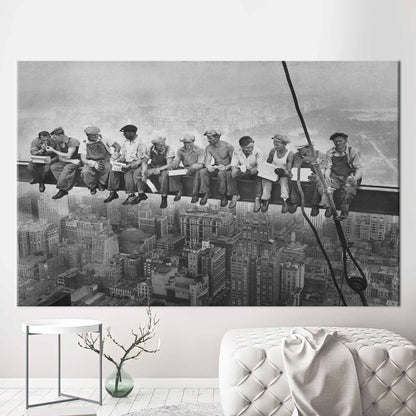 Lunch Atop Skyscraper New York Canvas Print