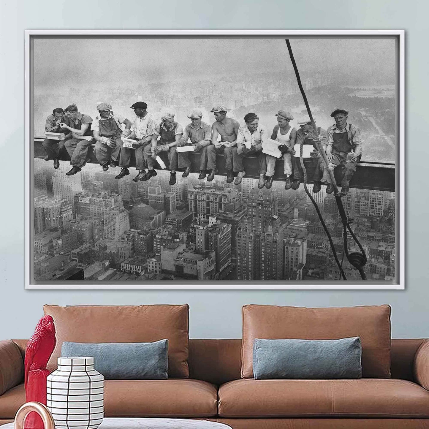 Lunch Atop Skyscraper New York Canvas Print