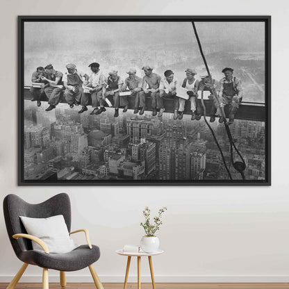 Lunch Atop Skyscraper New York Canvas Print