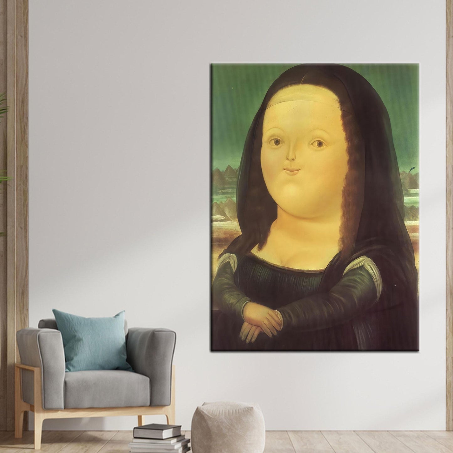 3D Mona Lisa by Fernando Canvas Print