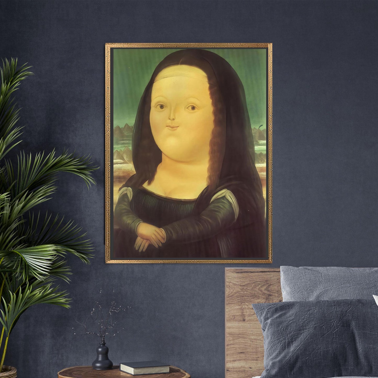 3D Mona Lisa by Fernando Canvas Print