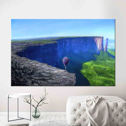 Up Movie Landscape Kids Canvas Print