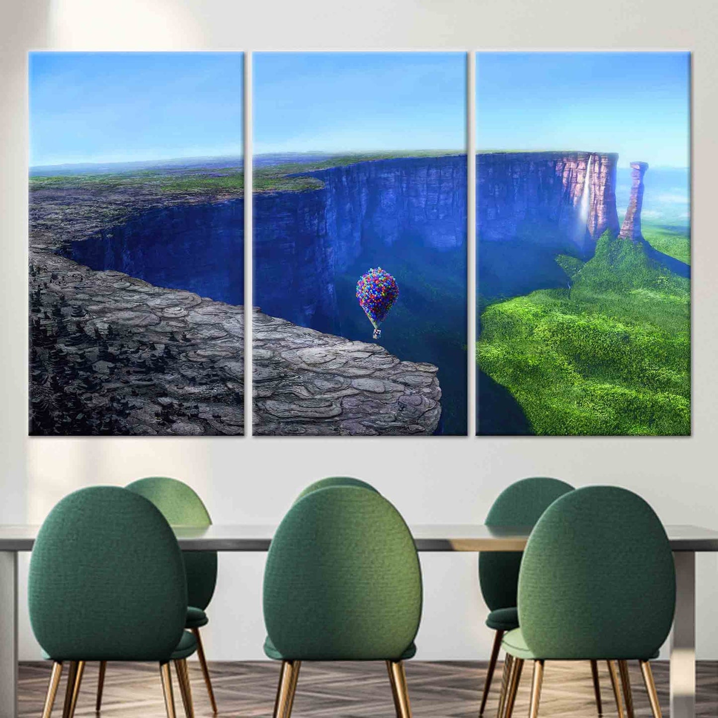 Up Movie Landscape Kids Canvas Print