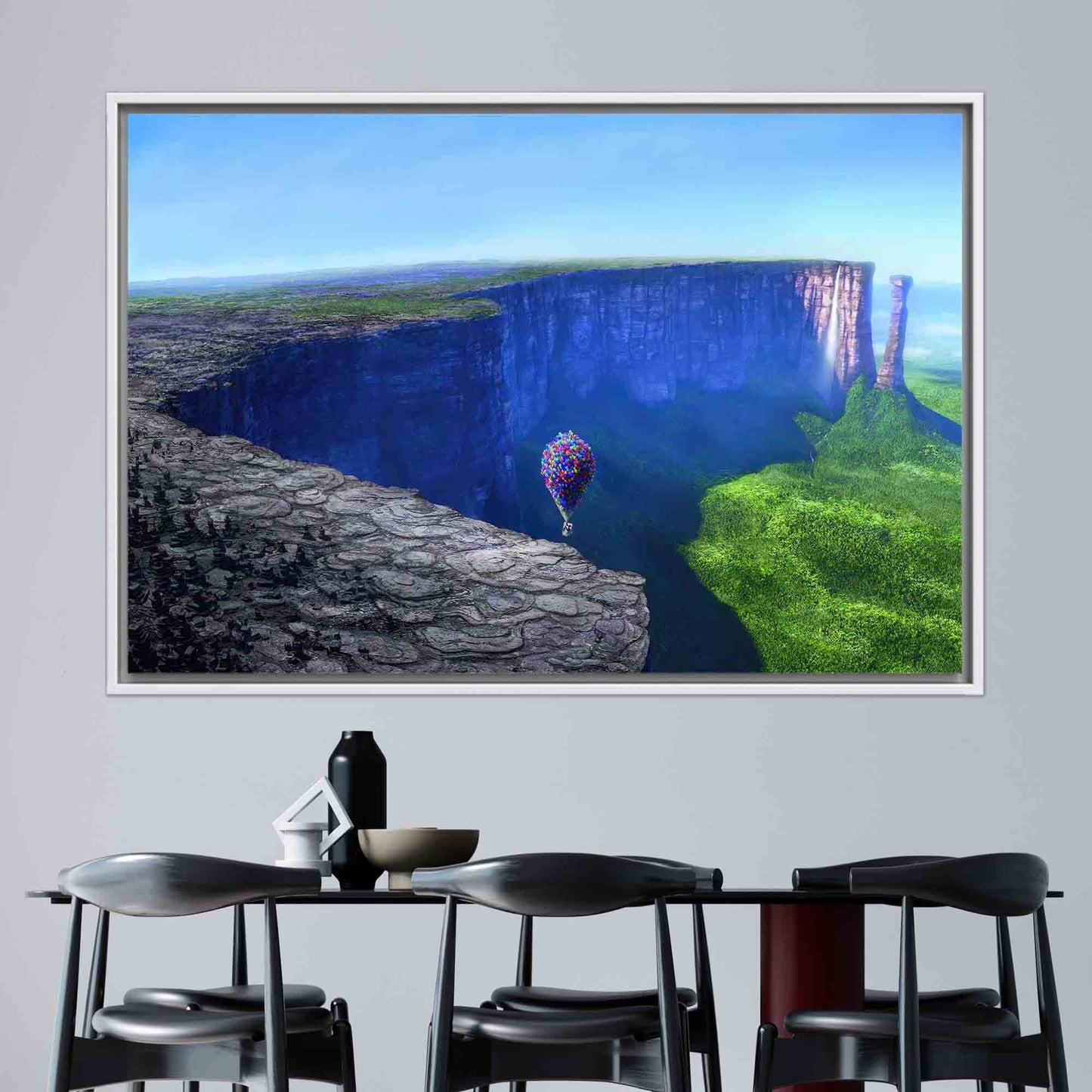Up Movie Landscape Kids Canvas Print