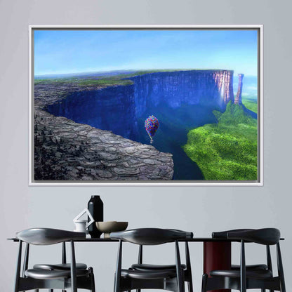 Up Movie Landscape Kids Canvas Print