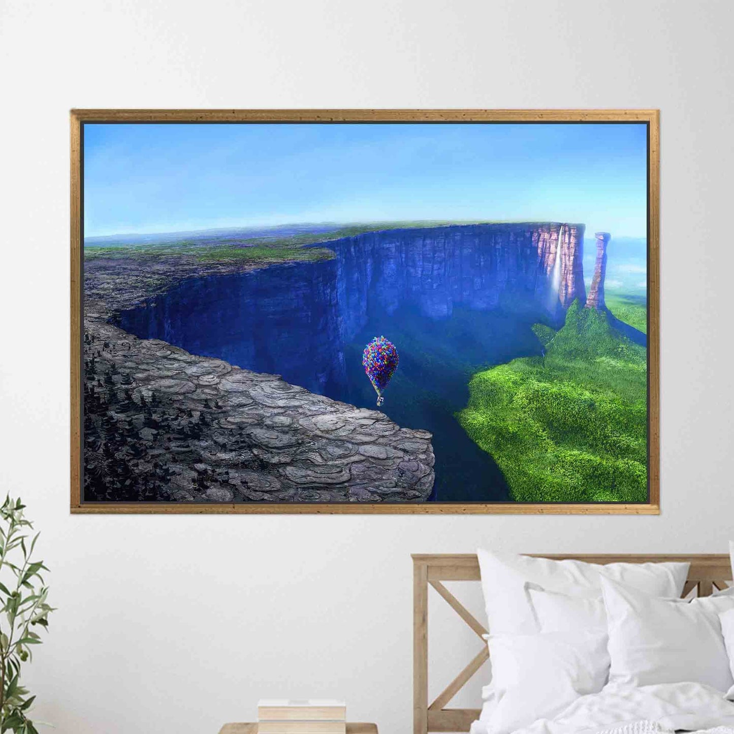 Up Movie Landscape Kids Canvas Print