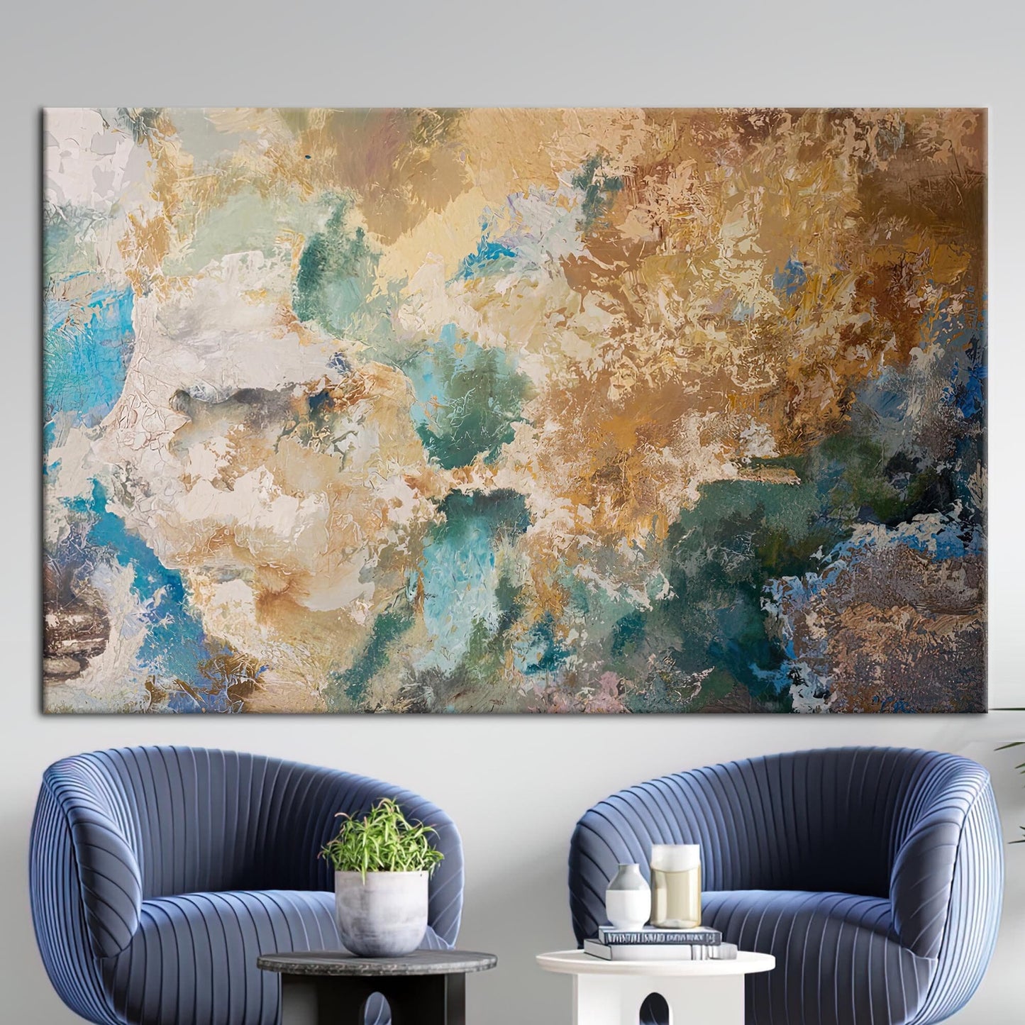 Brown Tones Earth Tone Canvas Print