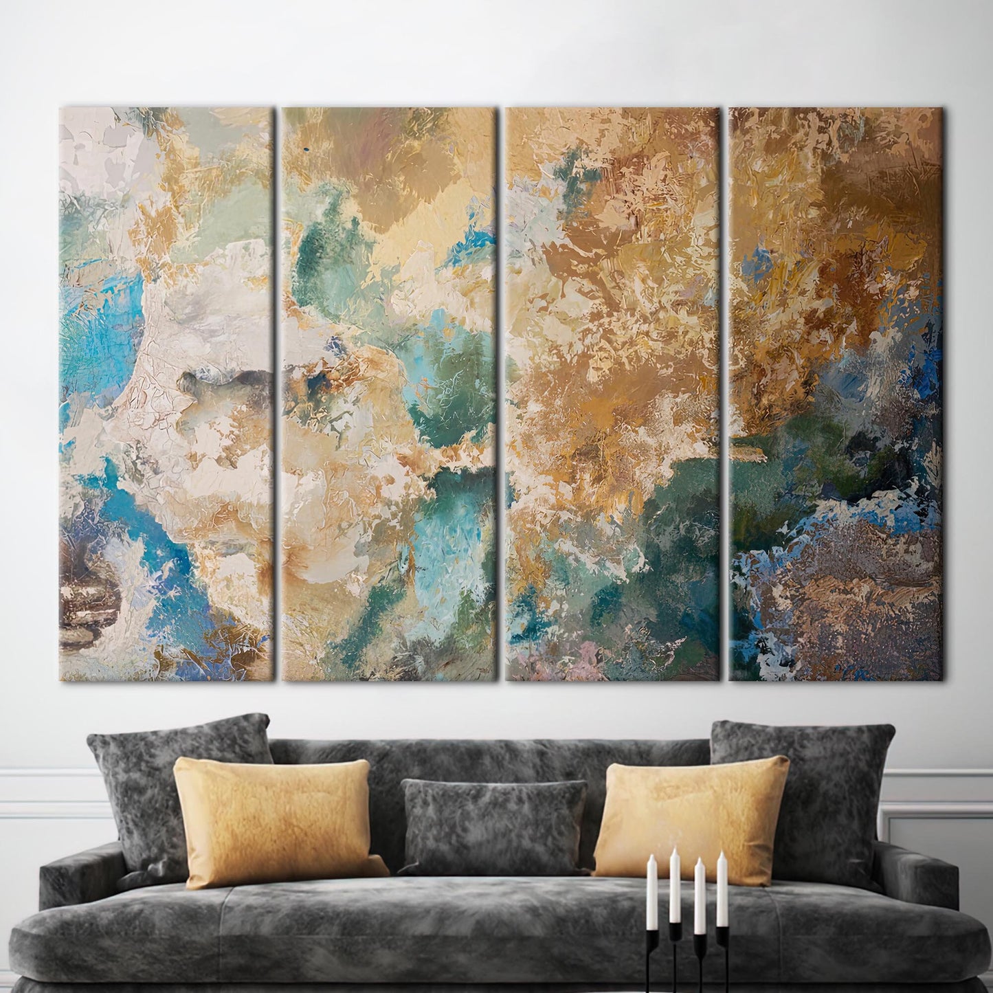 Brown Tones Earth Tone Canvas Print