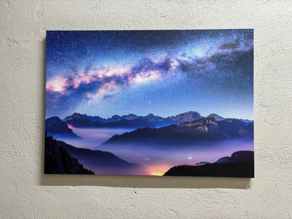 Space Above Clouds Milky Way Canvas Print