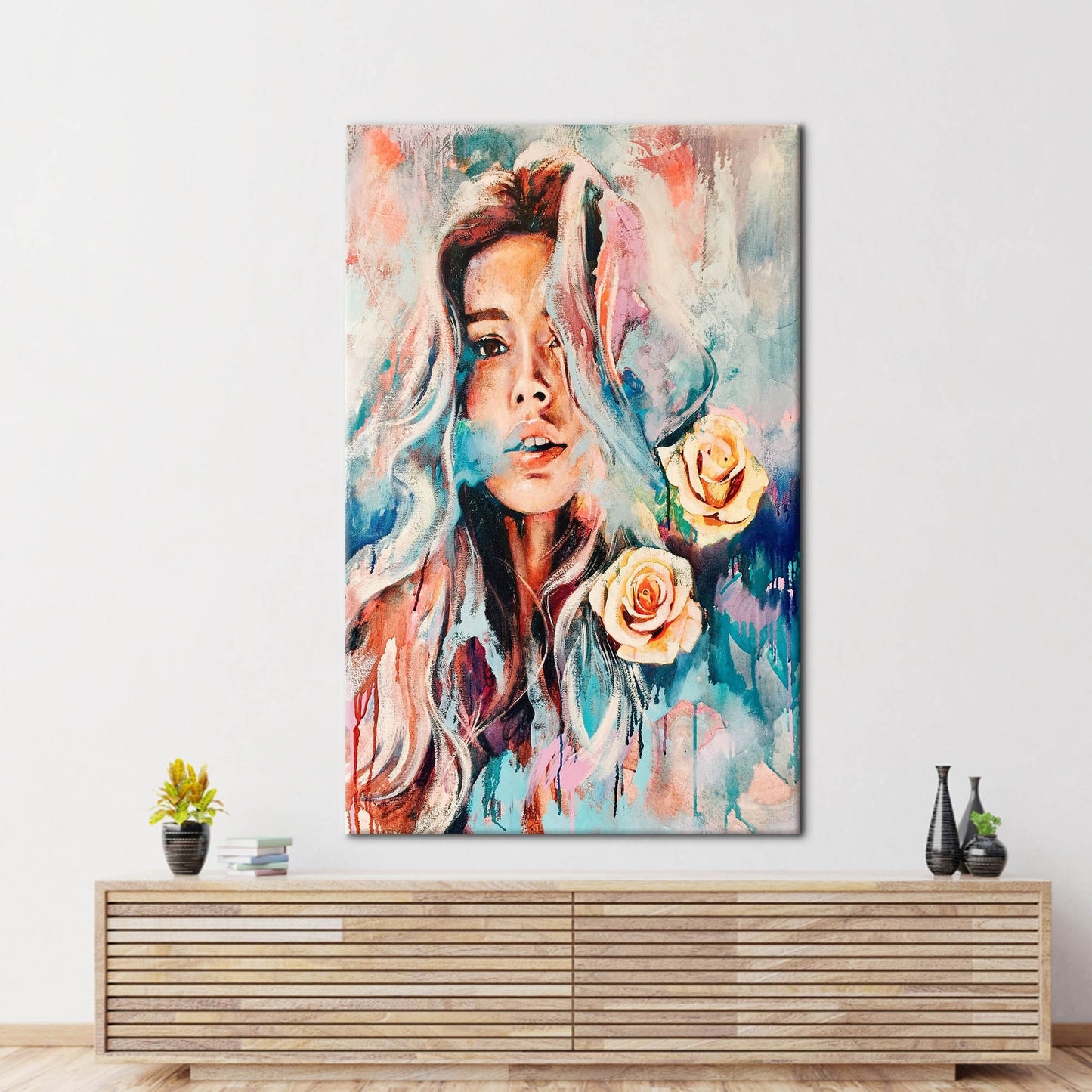 Floral Rose Canvas Print